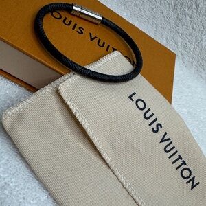 Louis Vuitton damier graphite bracelet